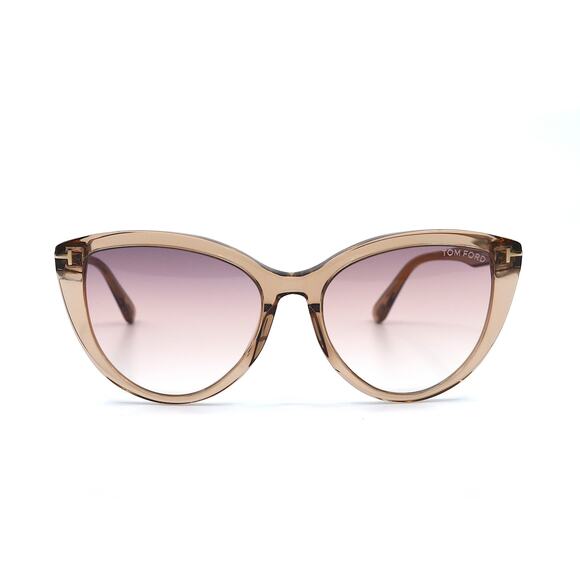 TOM FORD ISABELLA-0 TF915 45G PEACH PINK GRADIENT AUTHENTIC SUNGLASSES - Picture 2 of 14